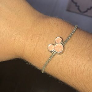 Disney Pink Sparkly Mickey Mouse Bracelet